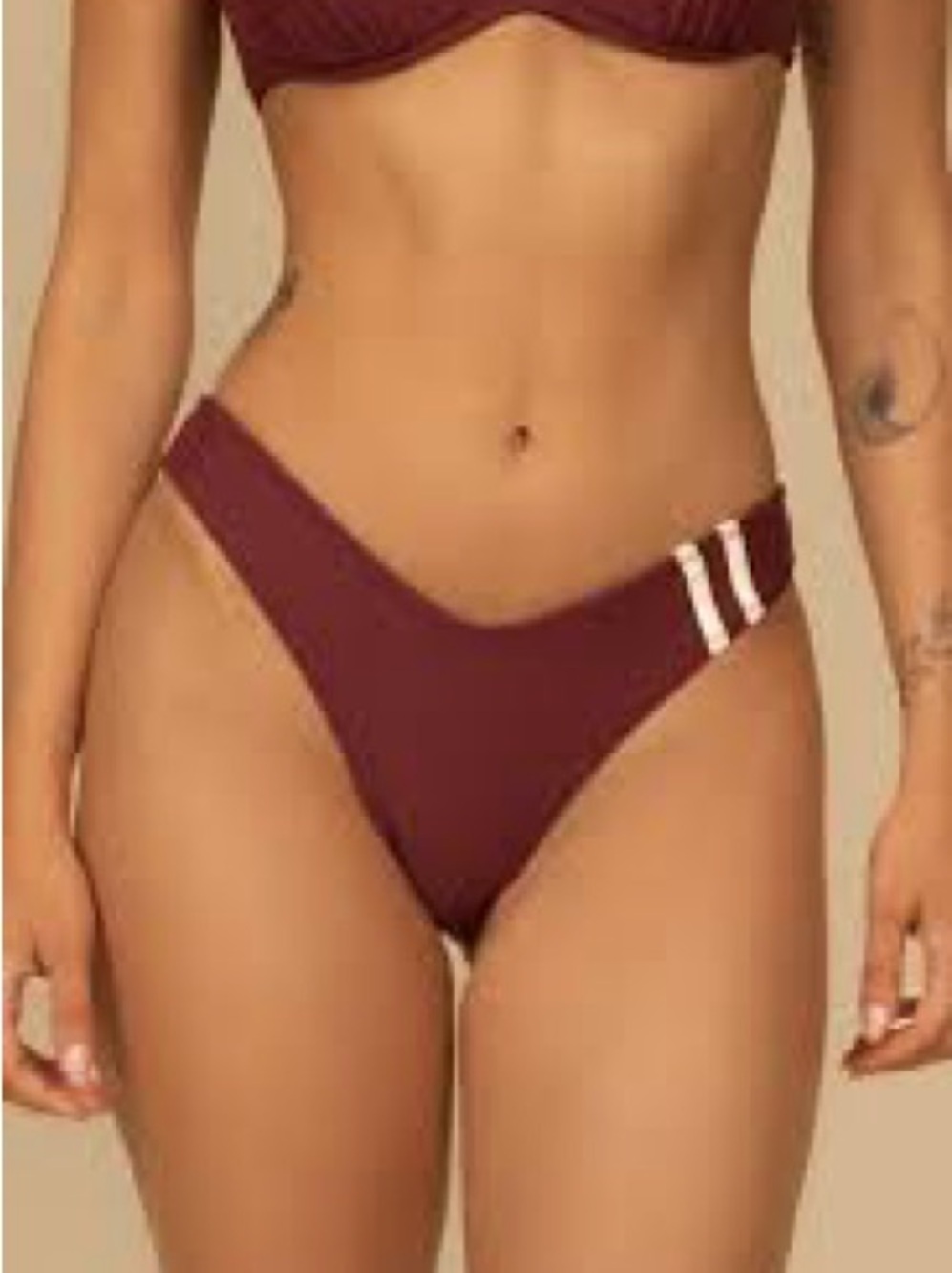 Montce Maroon Sporty Lulu NWT small